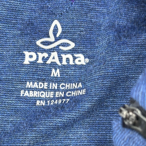 Prana Women’s Funnel Neck Pullover Blue Medium - Picture 9 of 10